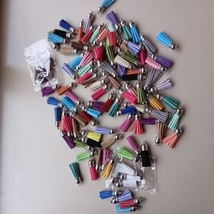 Colorful Tassel Charms Set